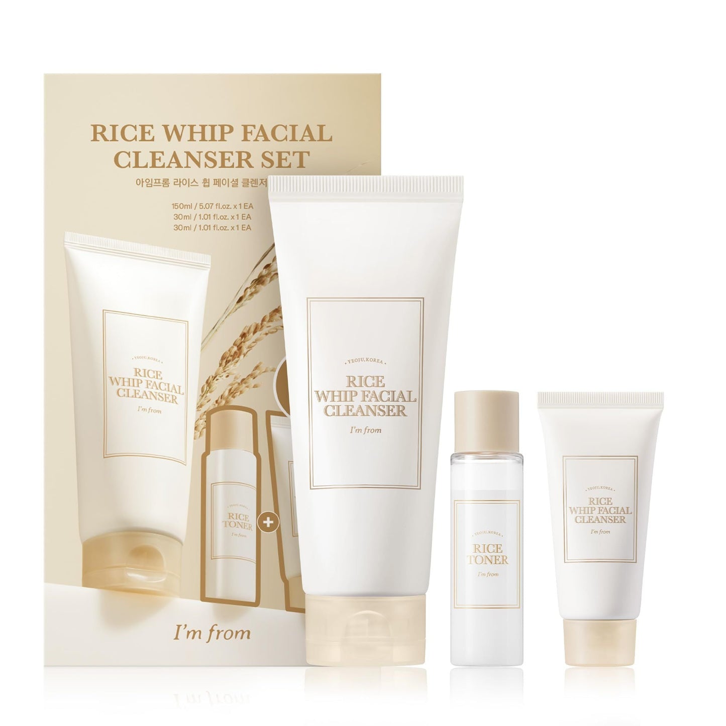 I'm From Rice Whip Facial Cleanser Set 3 pièces - vue 2