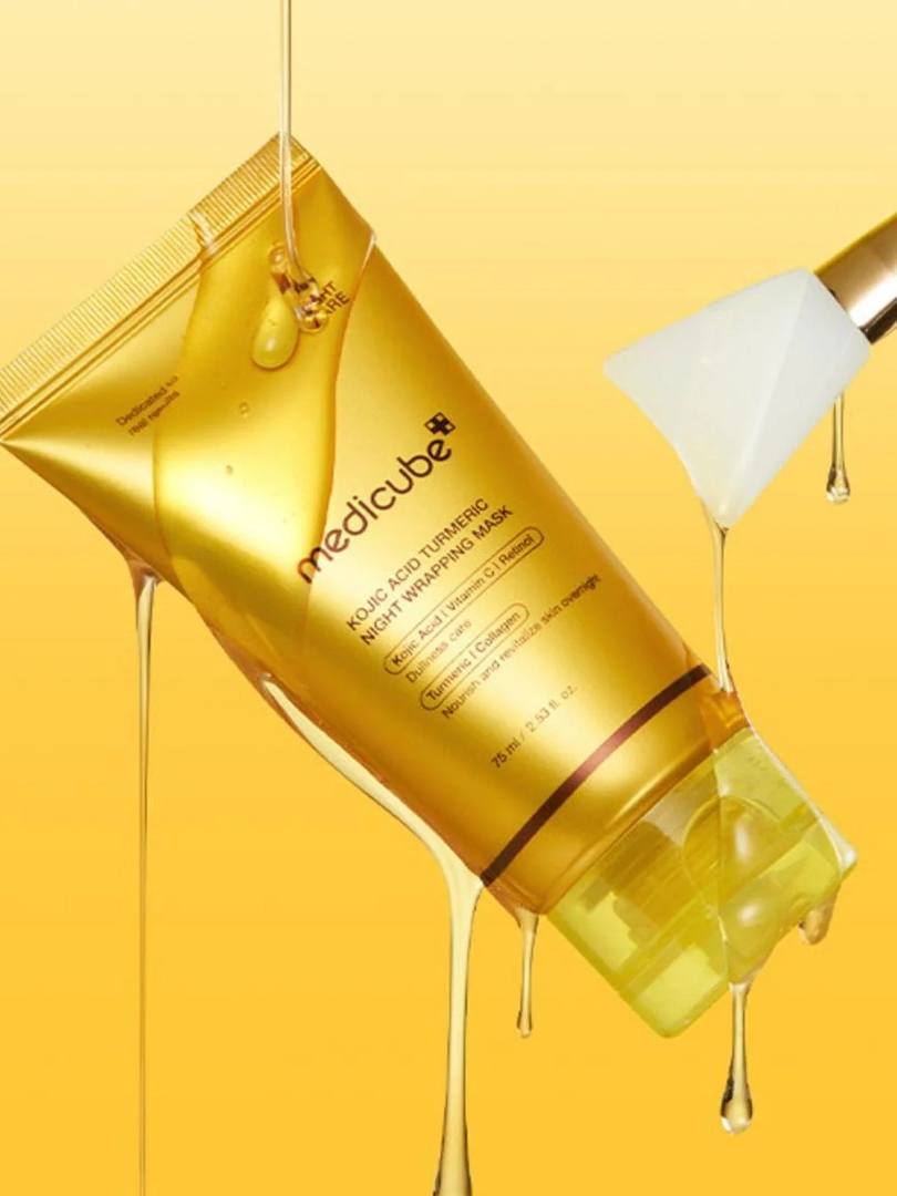 Medicube Kojic Acid Turmeric Night Wrapping Mask 75ml - vue 3